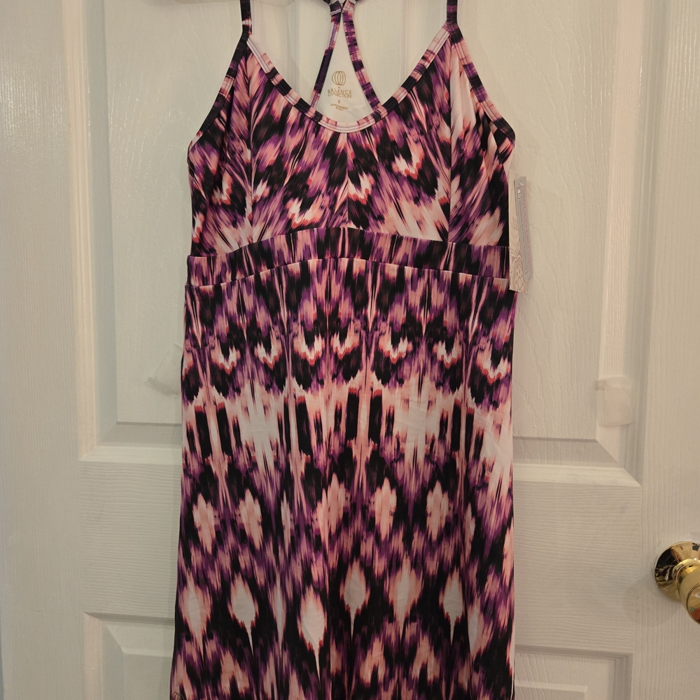 Balance Collection Pink and Black Mini Dress